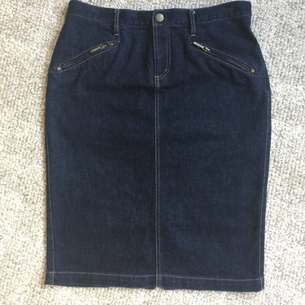 Lauren Ralph Lauren denim pencil skirt 6